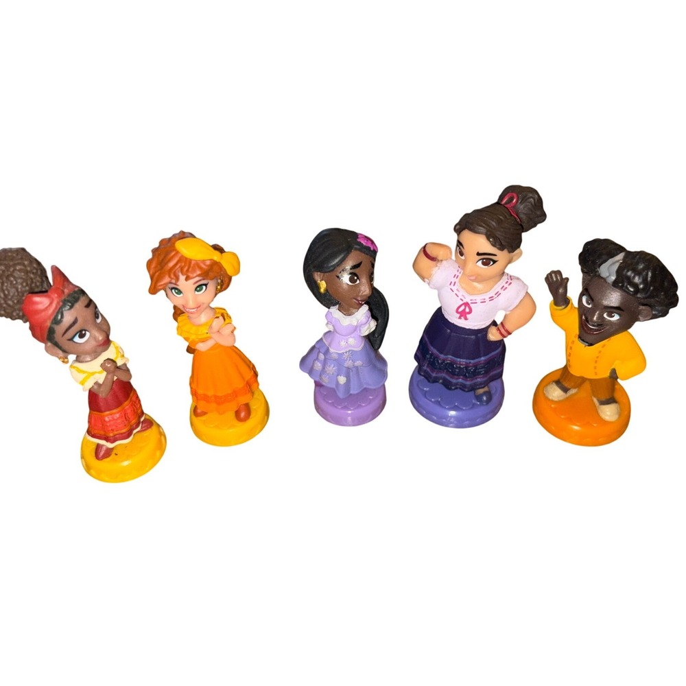 Disney Encanto Madrigal Family 5 Mini Figure 1.5" Set Family Jakks Cake Topper